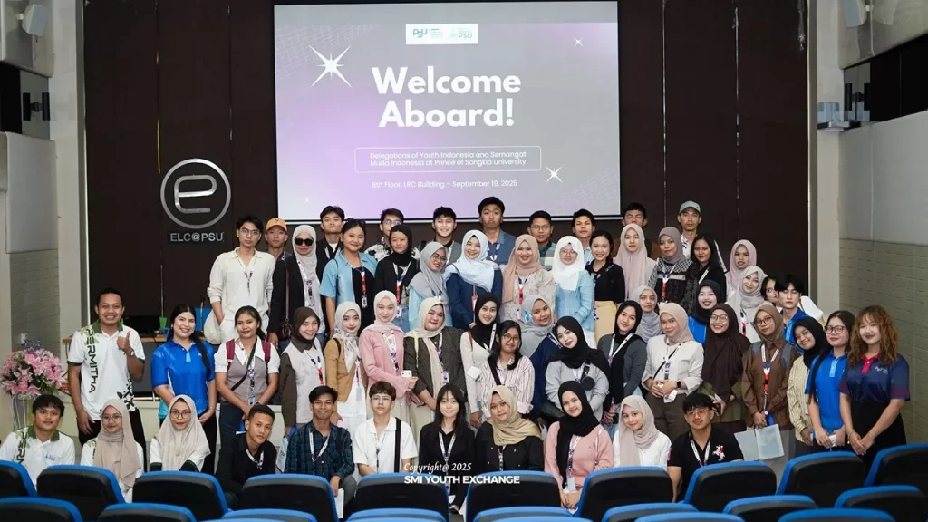 The SMI Youth Exchange 2025 delegates conducted an institutional visit to Prince of Songkla University, Thailand. Source: (doc. SMI Youth Exchange)